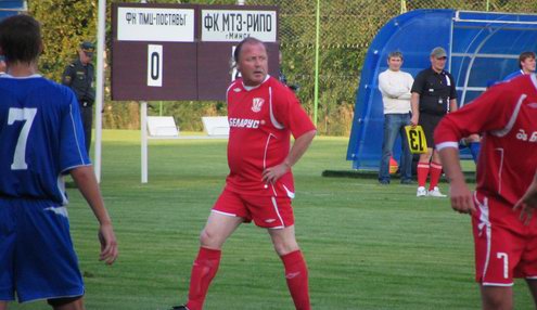 Кубок Беларуси 08/09. ПМЦ-Поставы - МТЗ-РИПО - 1:3. Юрий Пудышев. Фото - пресс-служба МТЗ-РИПО.