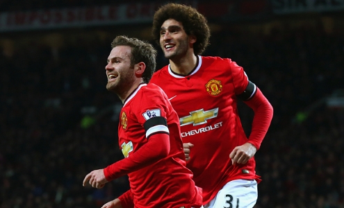 Хуан Мата и Маруан Феллайни