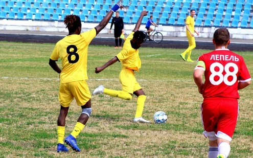 Африканцы "Полоцка". Фото ФК "Полоцк-2019"