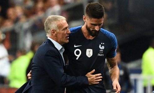 Дидье Дешам и Оливье Жиру