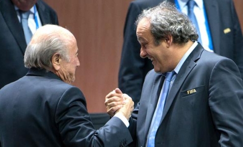 Йозеф Блаттер и Мишель Платини. Фото Getty Images
