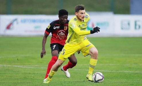 ЧБ-2021. Славия - БАТЭ. Фрэнсис Нар и Евгений Яблонский. Фото - fcbate.by