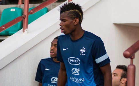 Поль Погба. Фото Лявона Воўка.