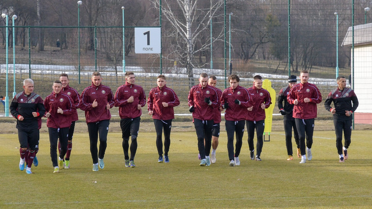 20.03.2023. Тренировка национальной сборной. Фото пресс-службы БФФ