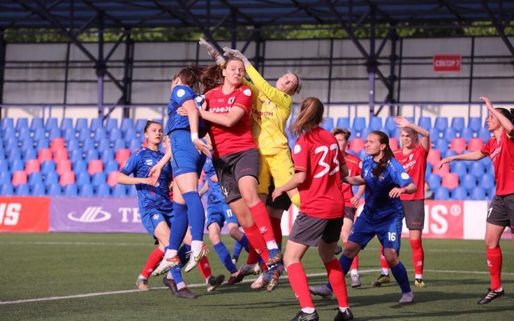 Женский Кубок Беларуси-2023. 1/4 финала. Минск - Сморгонь - 4:0. Фото ФК "Минск"