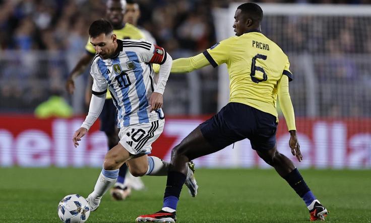 Квалификация ЧМ-2026. Аргентина - Эквадор - 1:0. Лионель Месси и Вильям Пачо