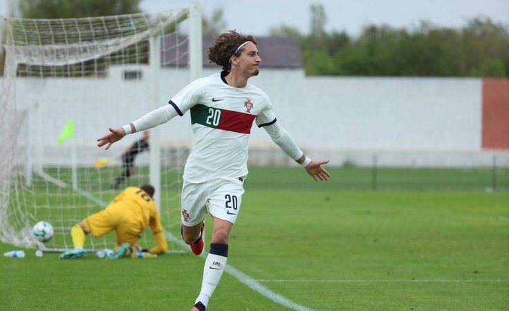 Молодежный ЕВРО-2025. Квалификация. Беларусь - Португалия - 0:5. Фабиу Силва