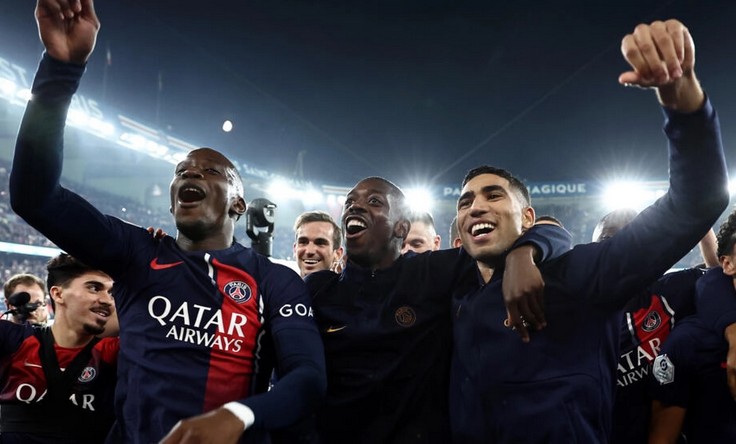 Усман Дембеле и Ашраф Хакими