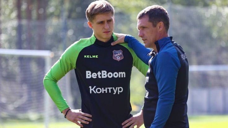 Владислав Малькевич и Виктор Гончаренко. Фото ФК Урал