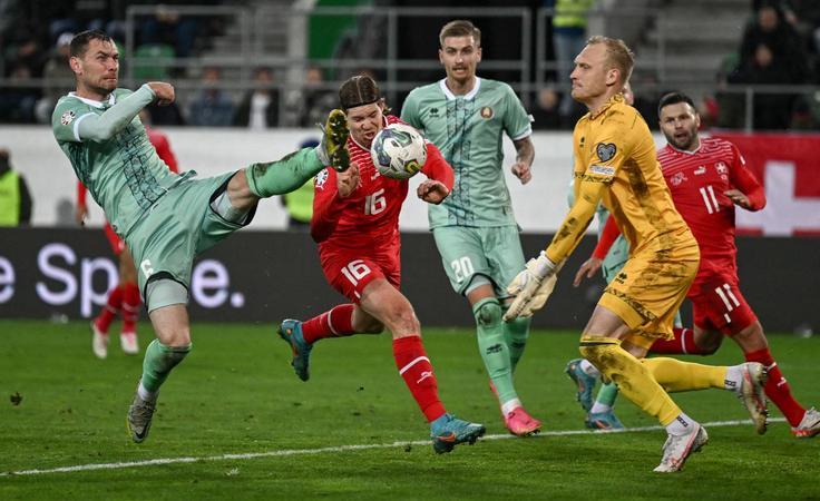 ЕВРО-2024. Квалификация. Швейцария - Беларусь - 3:3. Сергей Политевич и Сергей Игнатович