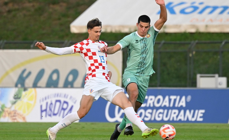 U-21. Хорватия - Беларусь. Фото Хорватского футбольного союза