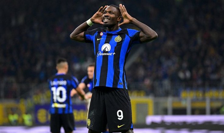 Италия-2023/24. Интер - Рома - 1:0. Маркус Тюрам