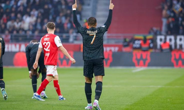 Франция, 12-й тур. Реймс - Пари Сен-Жермен - 1:2. Килиан Мбаппе