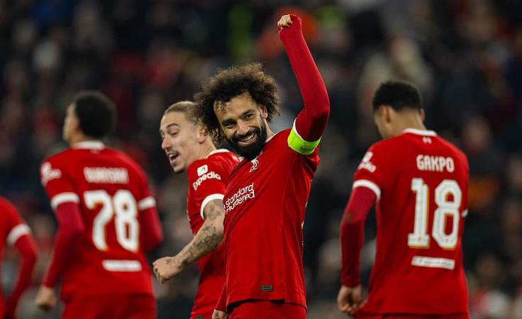 Лига Европы-2023/24. Ливерпуль - ЛАСК - 4:0. Мохамед Салах