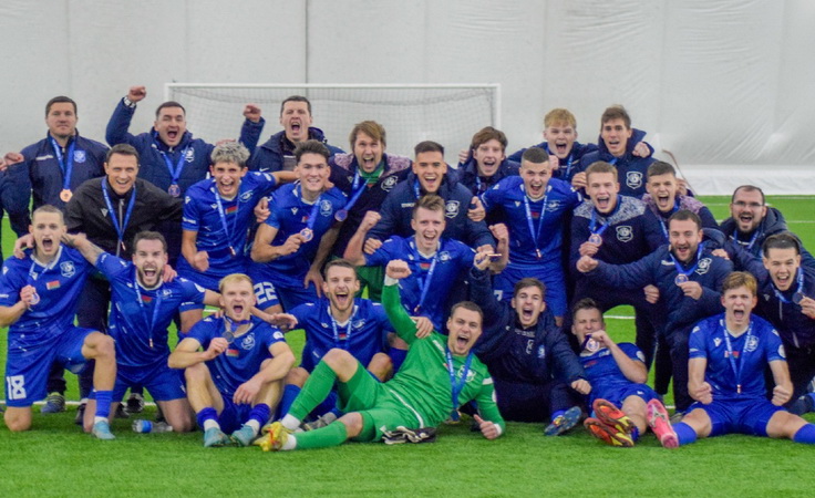 "Витебск" с бронзой первой лиги. Фото ФК "Витебск"