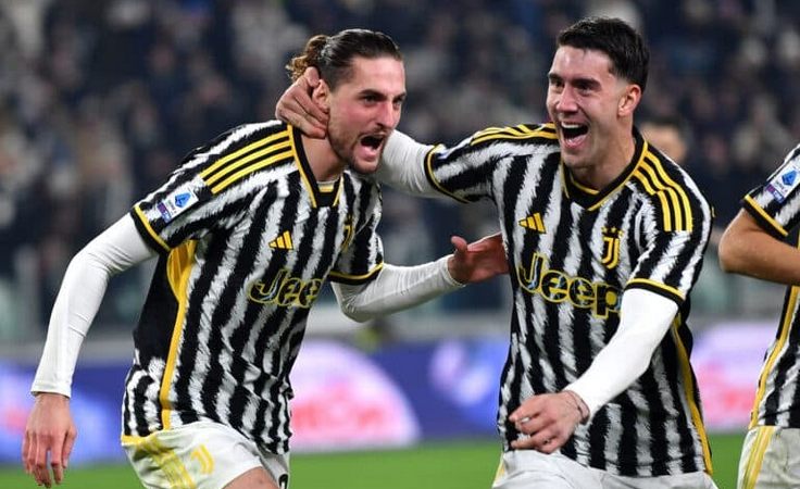 Италия-2023/24. 18-й тур. Ювентус - Рома - 1:0. Адриен Рабьо и Душан Влахович