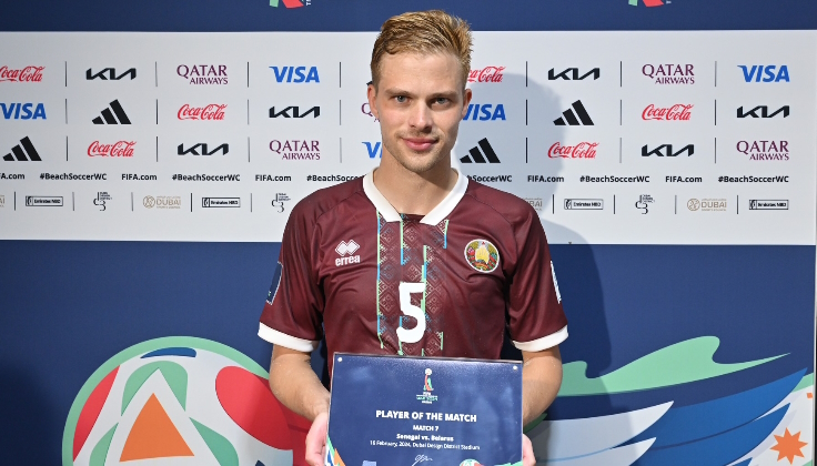 Олег Гапон. Фото beachsoccer.by