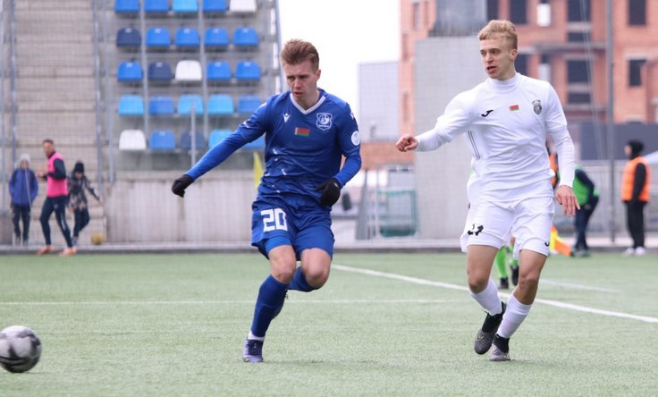 Кубок Беларуси-2023/24. Ислочь - Витебск. Евгений Краснов и Владислав Журавлев. Фото ФК Ислочь 