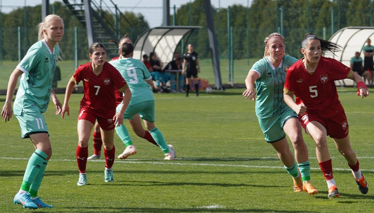 Беларусь WU-19 - Сербия WU-19. Фото АБФФ