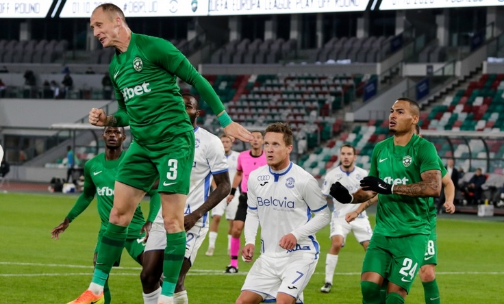 ЛЕ-2020/21. Динамо Брест - Лудогорец. Фото Динамо Брест