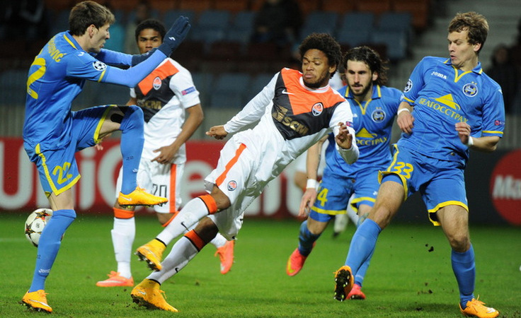 Лига чемпионов-2014/15. БАТЭ - Шахтер Донецк - 0:7