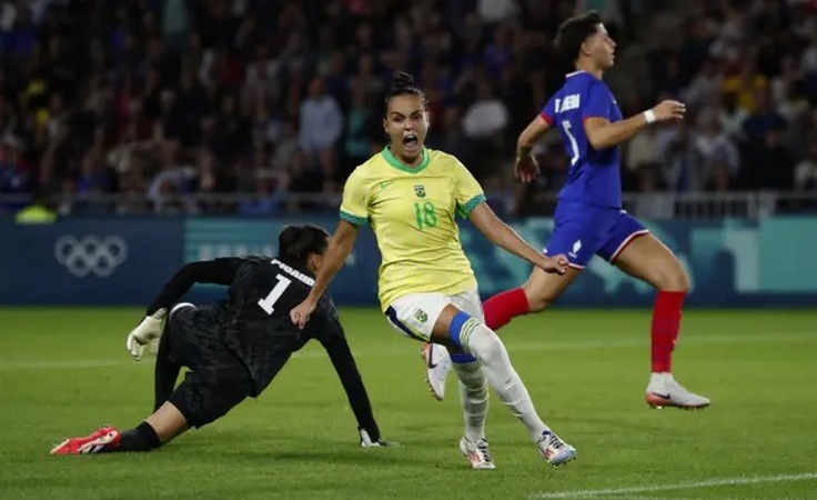 Олимпиада-2024. Женщины. 1/4 финала. Франция - Бразилия - 0:1. Габи Портильо