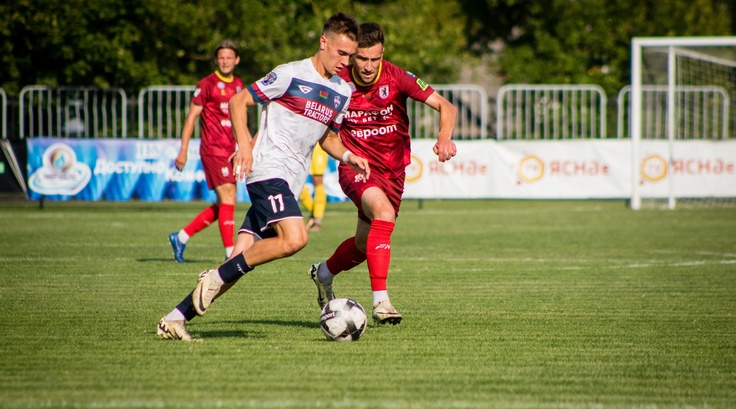 Полузащитник "Сморгони": "Считаю, что в матче с "Минском" мы больше контролировали игру"