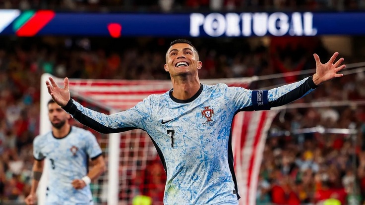 Лига наций-2024/25. Португалия - Хорватия - 2:1. Криштиану Роналду