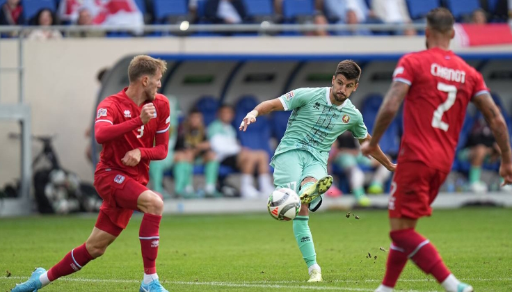 Лига Наций. Люксембург - Беларусь. Фото АБФФ