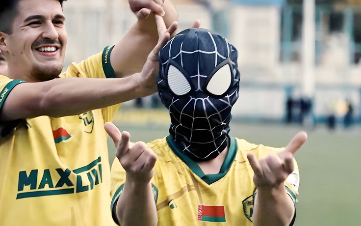 Макслайн - Торпедо-БелАЗ-2. Тимур Пухов и Альфред Мазурич. Фото ФК "Макслайн"