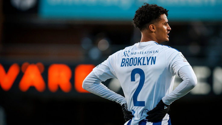 Финляндия-2024. КуПС - ХИК - 1:0. Бруклин Лайонс-Фостер. Фото hjk.fi