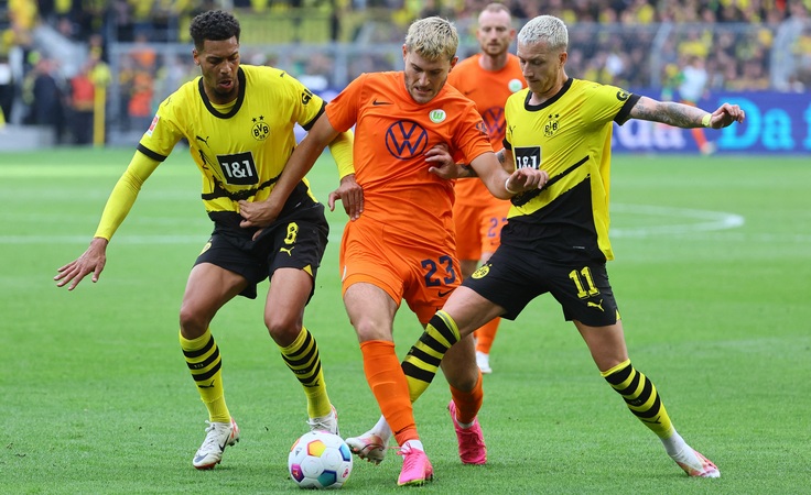 Кубок Германии-2024/25. 1/16 финала. Вольфсбург - Боруссия Дортмунд - 1:0