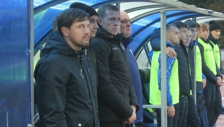 Александр Гуринович. Тренерский штаб "Слуцка", Фото ФК "Слуцк"