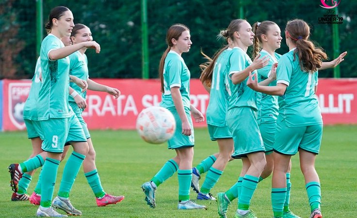 Женская молодежная сборная Беларуси. Фото БФФ