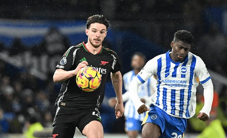 Англия-2024/25. 20-й тур. Брайтон - Арсенал - 1:1