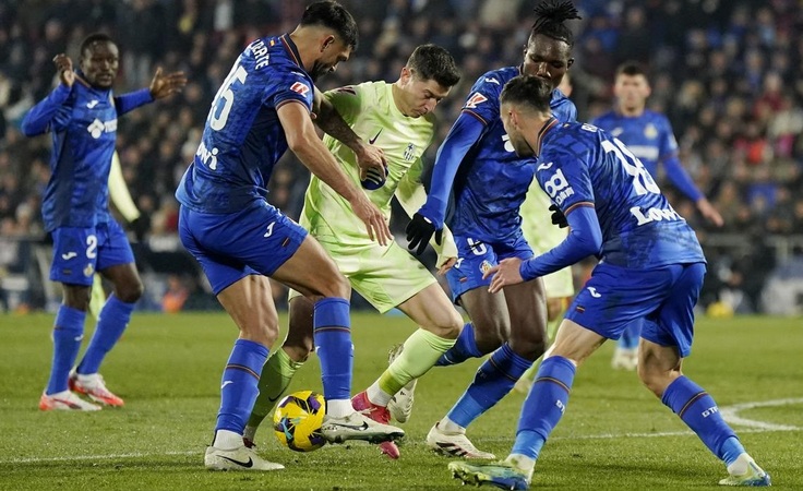 Испания-2024/25. 20-й тур. Хетафе - Барселона - 1:1. Роберт Левандовски