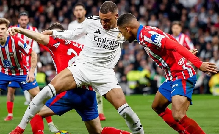 Испания-2024/25. 23-й тур. Реал - Атлетико - 1:1. Килиан Мбаппе