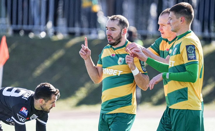 ЧБ-2025. 1-й тур. Неман - Молодечно-2018 - 3:0. Павел Савицкий. Фото ФК "Неман"