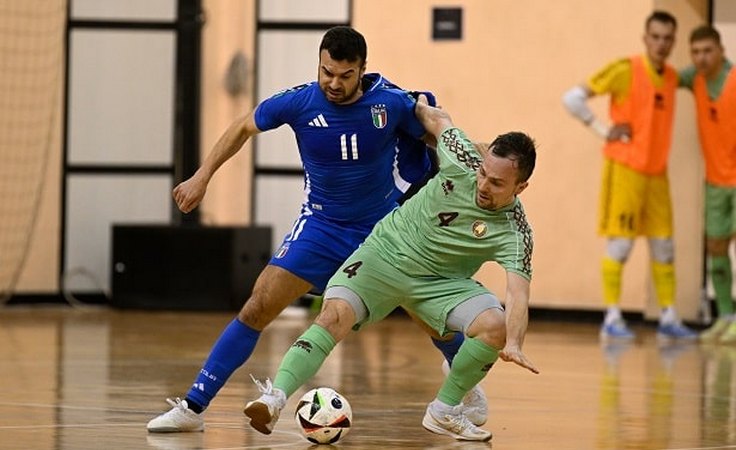 ЕВРО-2026 по мини-футболу. Квалификация. Беларусь - Италия - 2:1. Фото FICG.it