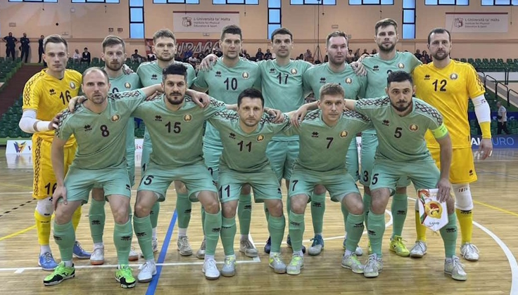 Сборная Беларуси по мини-футболу. Футзалу. Фото vk.com/bamf_belarus