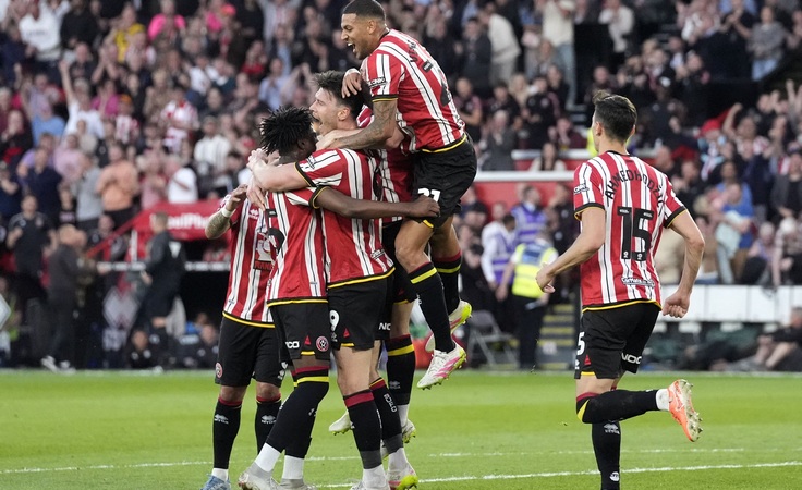 Англия-2024/25. Д2. Плей-офф, 1/2 финала, ответные матчи. Шеффилд Юнайтед - Бристоль Сити - 3:0