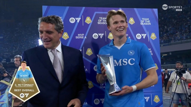 Скотт Мактоминей - игрок сезона-2024/25 в чемпионате Италии