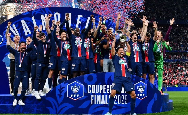"Пари Сен-Жермен" - обладатель Кубка Франции-2024/25