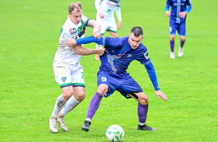 ЧБ-2025. Молодечно - Слуцк. Сергей Усеня и Илья Грищенко. Фото ФК "Молодечно"