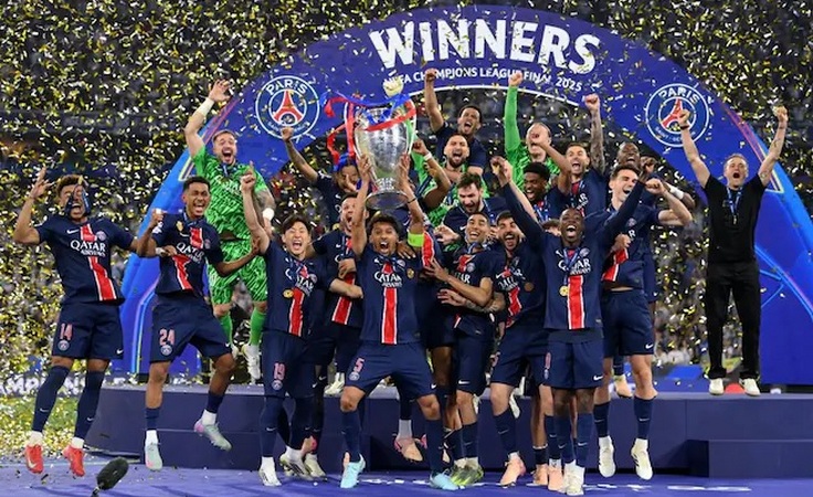 Пари Сен-Жермен - победитель Лиги чемпионов-2024/25