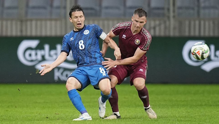 Товарищеский матч. Беларусь - Казахстан. Фото АБФФ