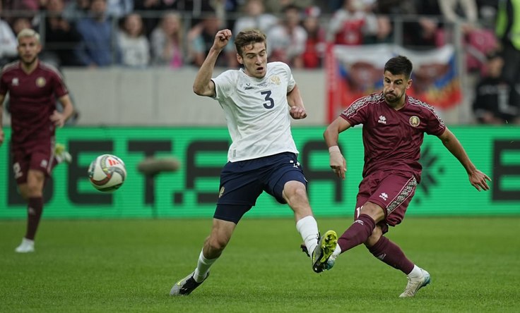 Одной левой. Первый матч сборной Беларуси на Национальном стадионе запомнится крупным поражением