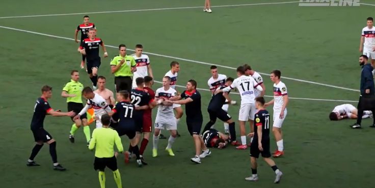 Драка "Минск-2" — "Барановичи"