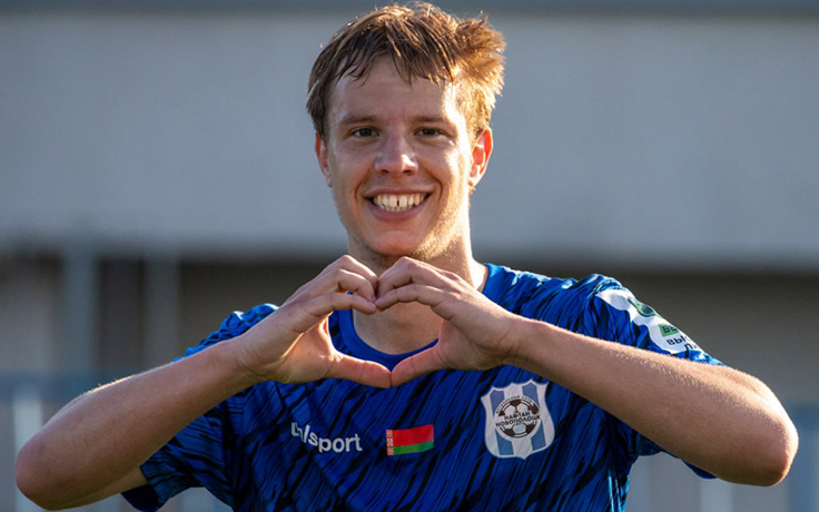 Иван Грудько. Фото ФК "Нафтан"