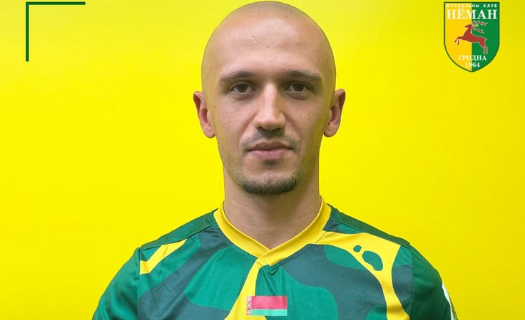 Валон Ахмеди. Фото ФК "Неман"